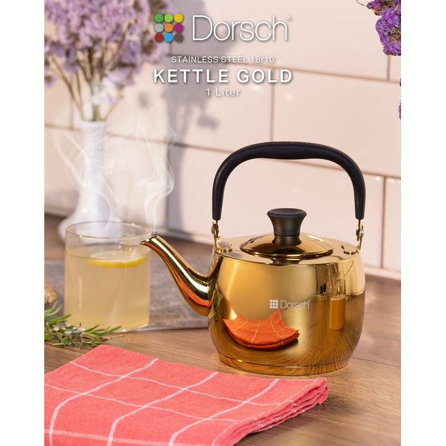 Dorsch Gold kettle 1 Litre