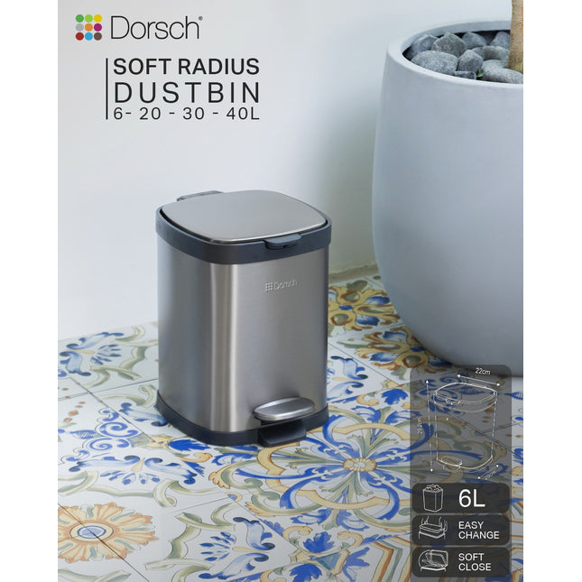 Dorsch dustbin 6 Litre