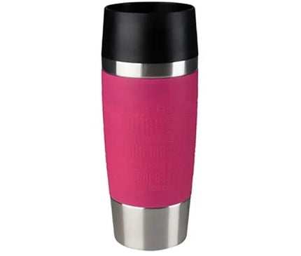 Tefal Travel Mug 0.36L, Raspberry Silver