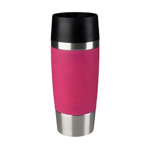 Tefal Travel Mug 0.36L, Raspberry Silver