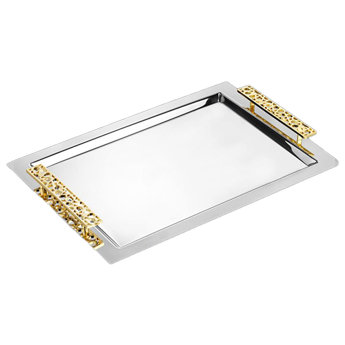 Oriental Gold Serving Tray