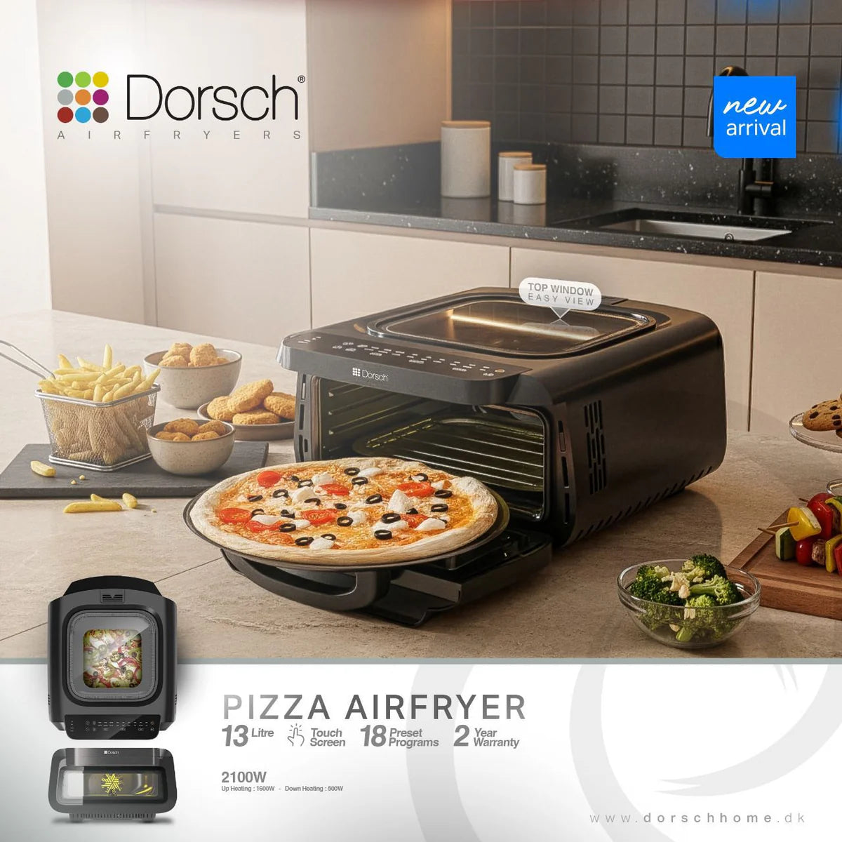 Dorsch Pizza Air Fryer Digital  13L  AF-110