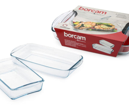 Borcam ovenware recntagle 2Pcs