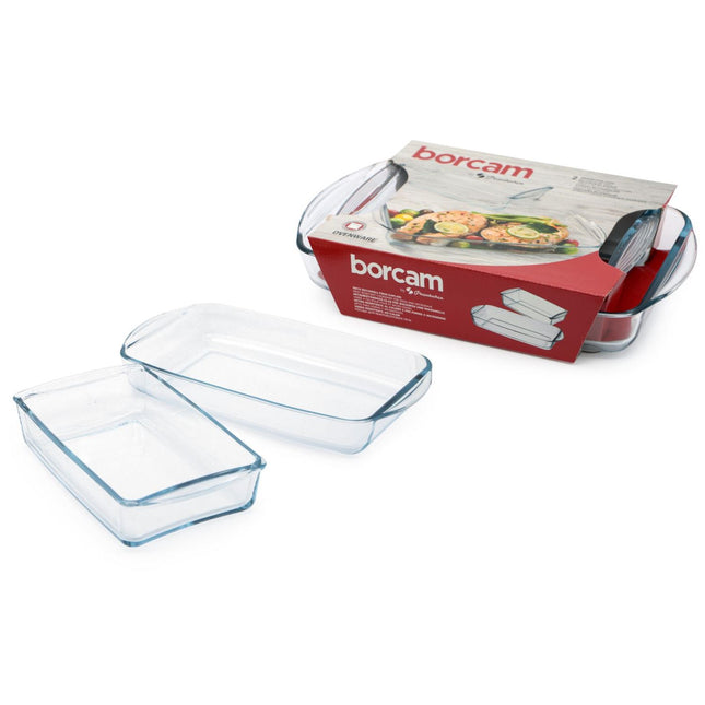 Borcam ovenware recntagle 2Pcs
