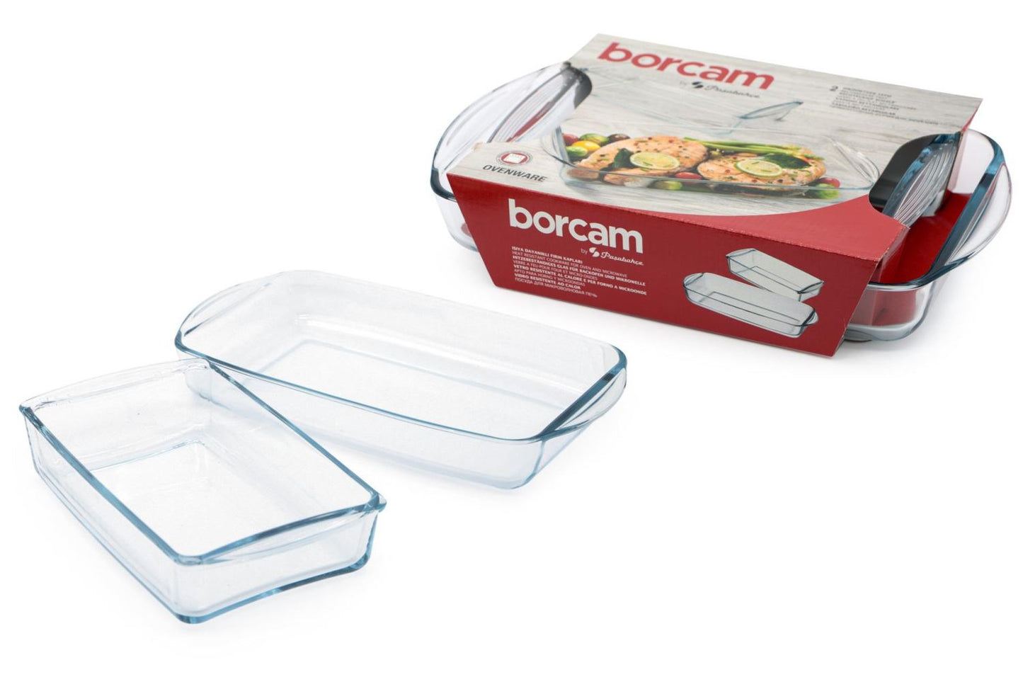 Borcam ovenware recntagle 2Pcs