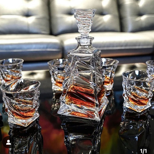 Bohemia Whiskey set 7 pcs