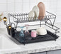 BLACK METAL DISH RACK