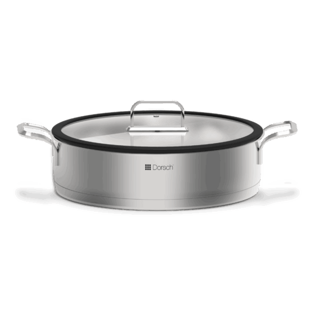 Dorsch Stainless Steel Low Casserole 32cm