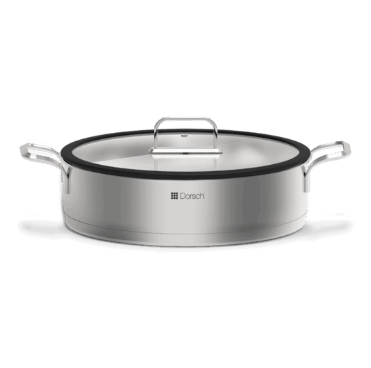 Dorsch Stainless Steel Low Casserole 32cm