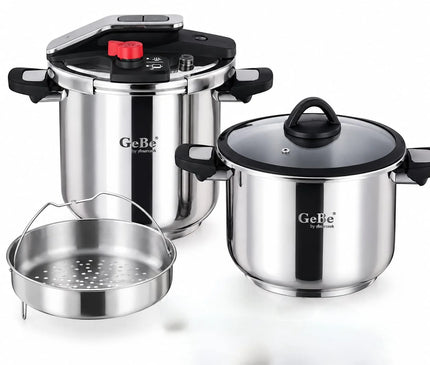 Gebe Pressure cooker set 8 AND 10 LITRE