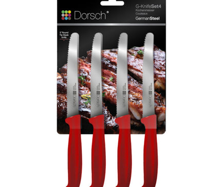 Dorsch Sharp Steak Knife Set – 4 Pieces