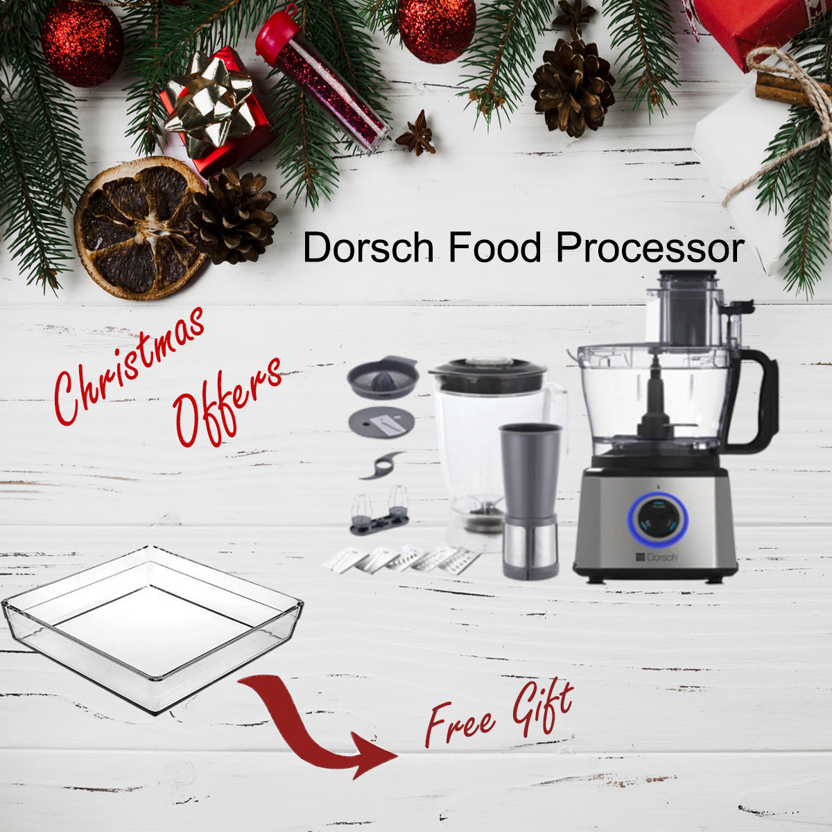 Christmas offer Dorsch food processor