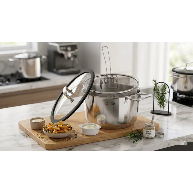 GeBe frying pot stainless 304