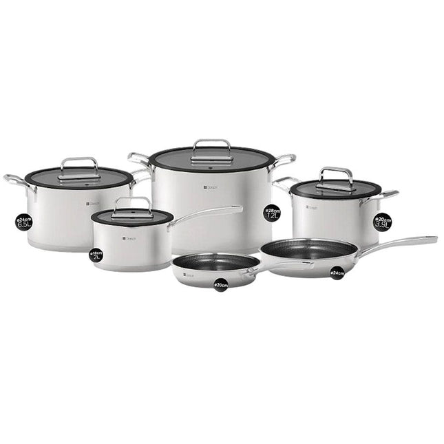 Dorsch steel pro cookware set 6 Pcs