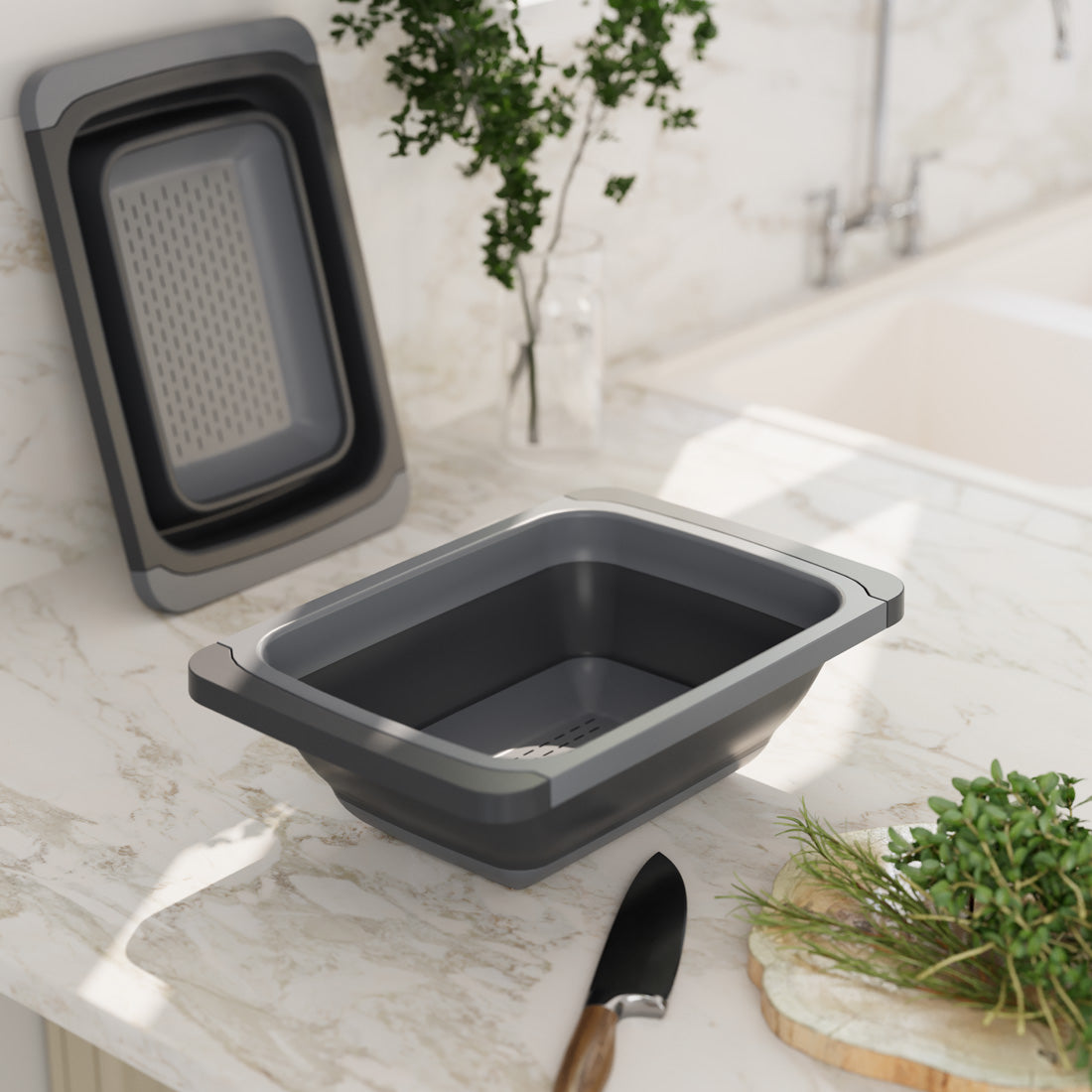 Dunya 6,3 L Adjustable Folding Strainer