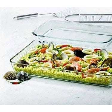 Borcam ovenware rectangular baking dish 3800 cc
