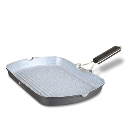 Grill Pan with Foaldable Handle  34 cm