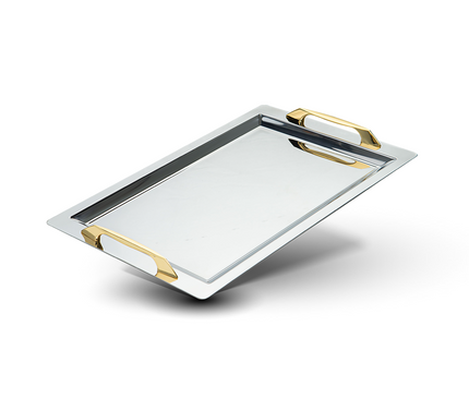 Dorsch luxe serving gold tray