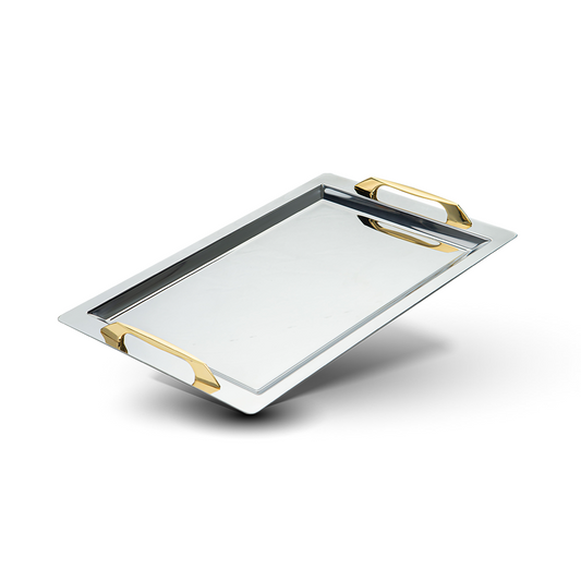 Dorsch luxe serving gold tray