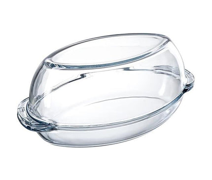 Borcam 2-Piece Oval Covered Pot  2850 cc