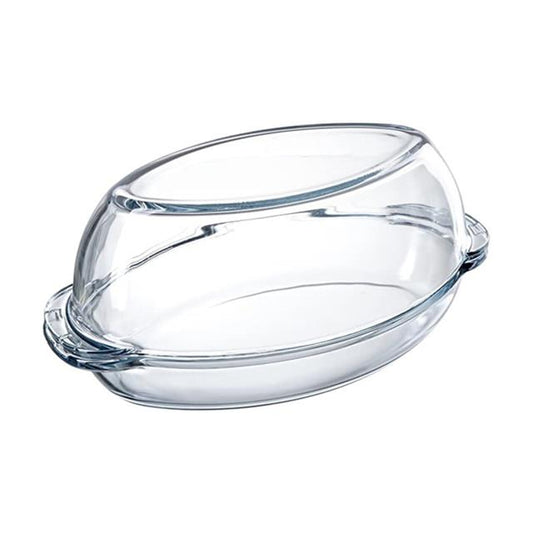 Borcam 2-Piece Oval Covered Pot  2850 cc