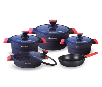 Muller Koch Cookware Set – 9 Piece Premium Series MK-5011