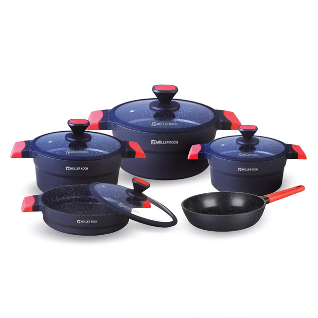 Muller Koch Cookware Set – 9 Piece Premium Series MK-5011