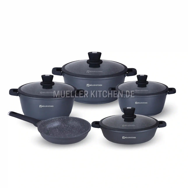 Muller Koch Cookware Set 9 Pieces Everyday Series