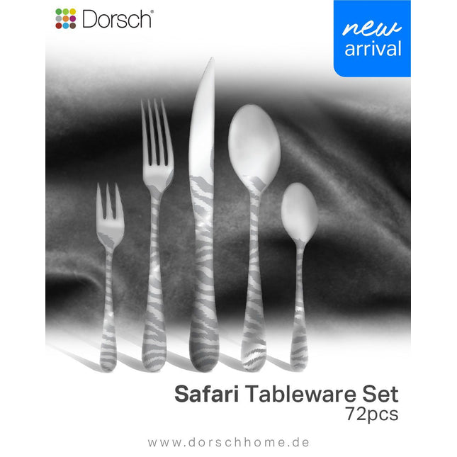 Dorsch Safari cutlery set 72 pcs