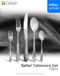 Dorsch Safari cutlery set 72 pcs