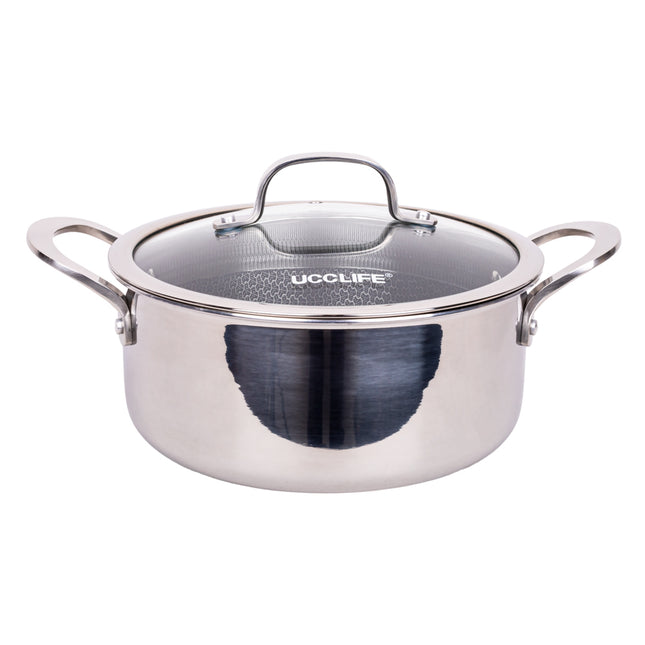 Casserole stainless steel UCC life 24 cm